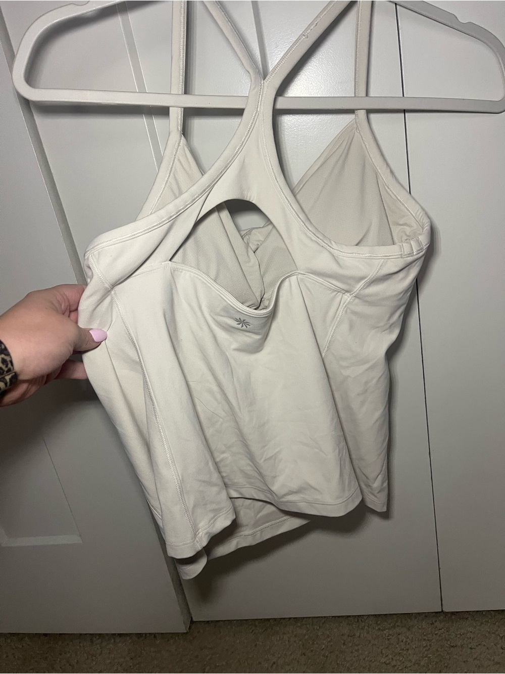 Athleta White Racerback Cami Tank - Picture 3 of 3